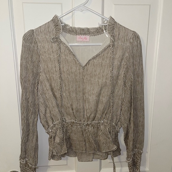 Pink Lily Tops - Pink Lily Blouse Top